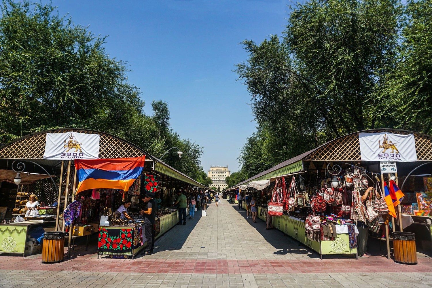 Yerevan flea market "Vernissage"