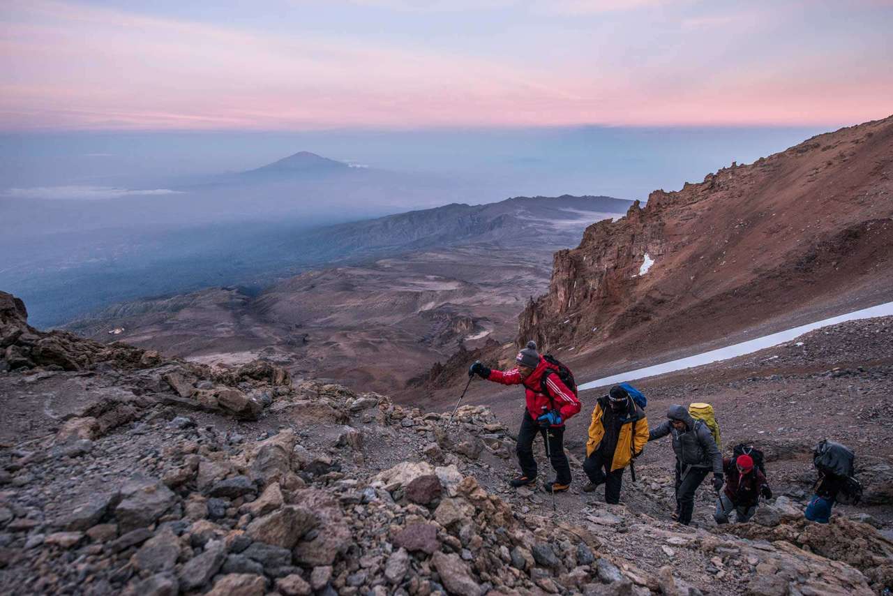 Climbing Mount Aragats (southern peak)